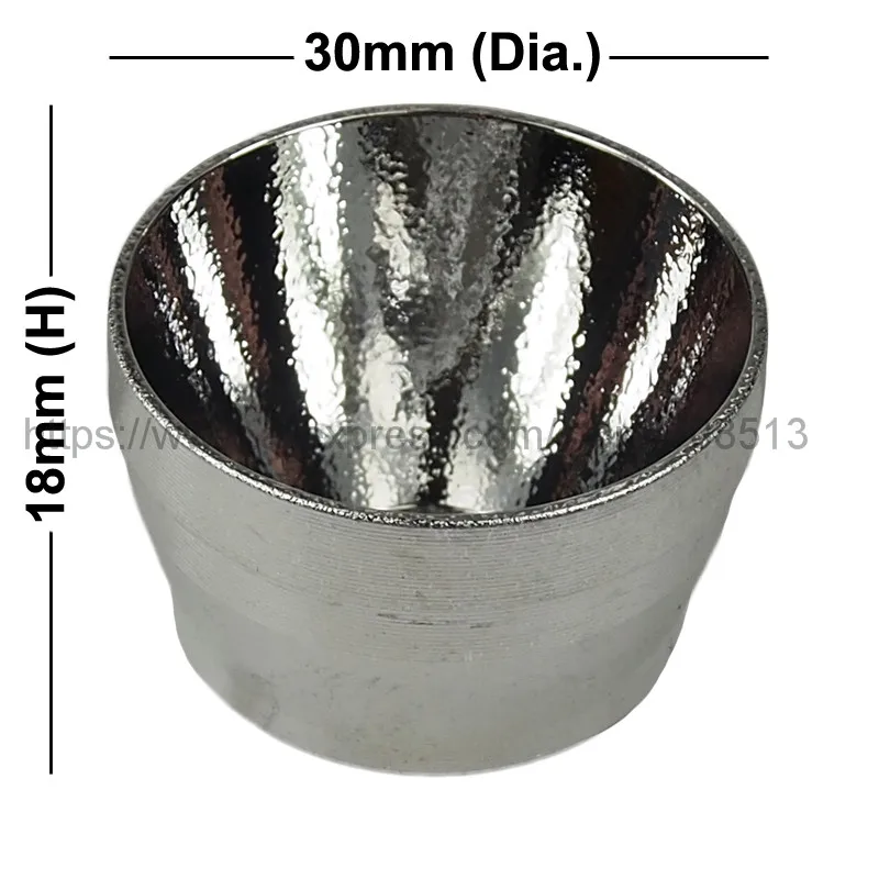 Алюминиевый отражатель SMO / OP 30 мм (D) x 18 (H)|smo reflector|reflector smoreflector aluminium |