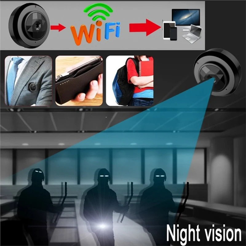 Домашняя безопасность мини wifi 1080P ip-камера Беспроводная интеллектуальная сеть камера наблюдения камера ночного видения камера с детектором движения