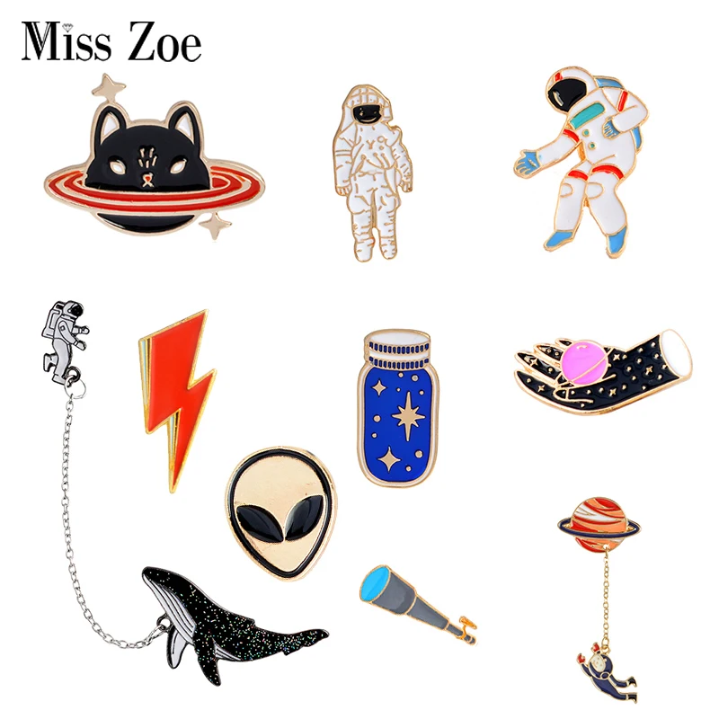 Выгодная цена коллекция космических путешествий эмалированная булавка