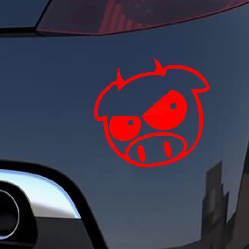 HotMeiNi наклейка для автомобилей Jdm Стайлинг дьявол свинка Япония задний лобовое