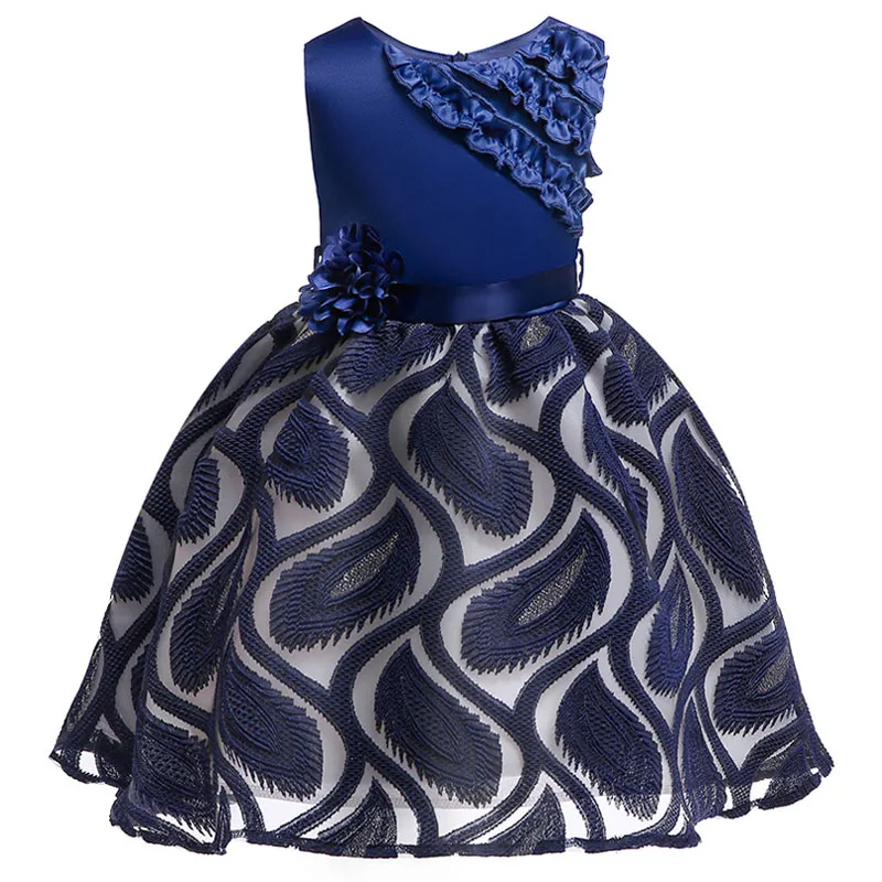 Цветочное платье принцессы для девочек романтическое свадебное подружки