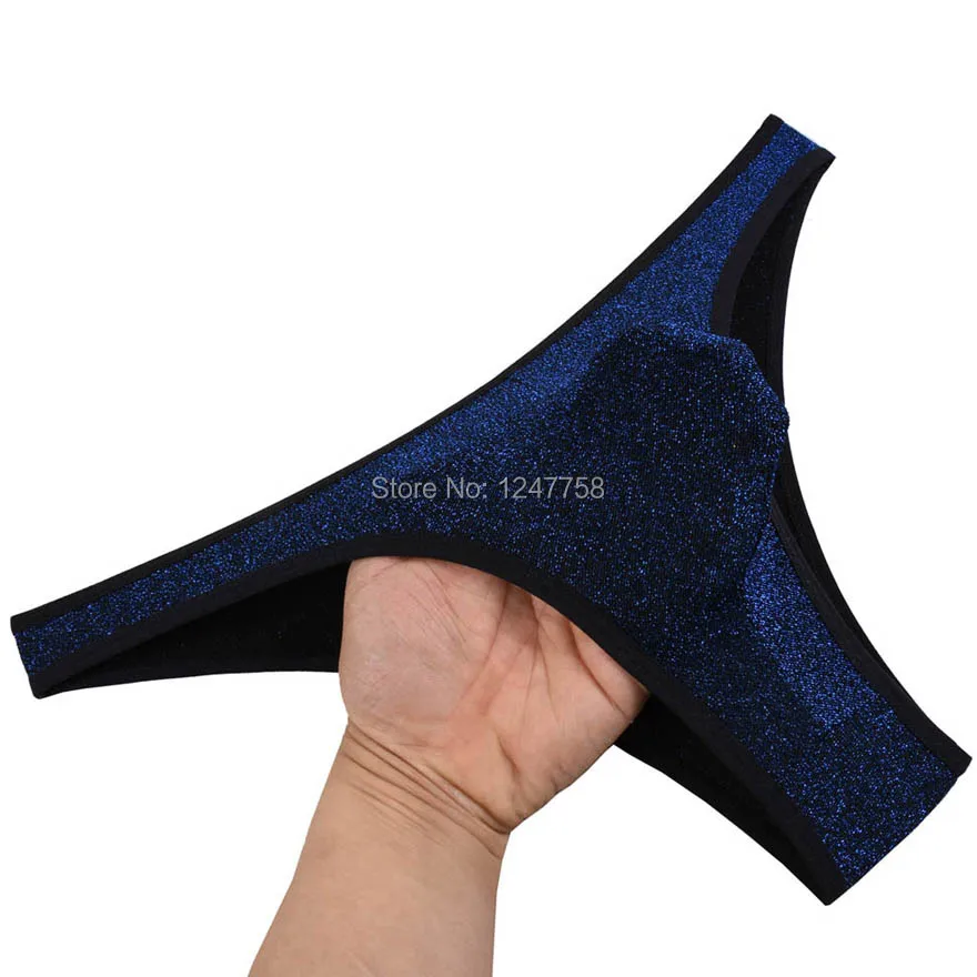 Мини-Трусы-бикини мужские блестящие эластичные плавки нижнее белье трусы |