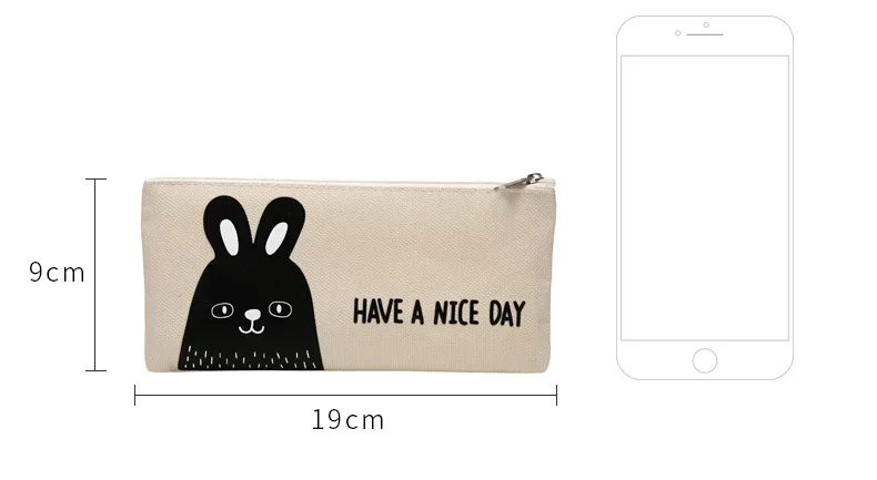 kawaii Bear Oxford cloth Pencil Case Office Student Pencil Cases Kalem Kutusu School Supplies Pen Box Astuccio Scuola