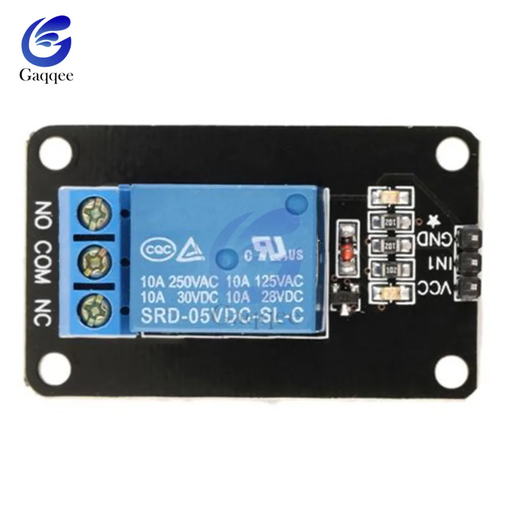 Один канал Релейный Щит DC 5 в 1 релейный модуль для Arduino PIC AVR DSP ARM MCU питание