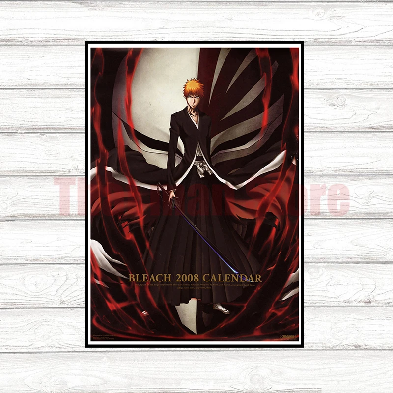 BLEACH плакаты мультфильм наклейки на стену белая мелованная бумага печатает Высокое разрешение гостиная спальня бар украшение дома арт бренд