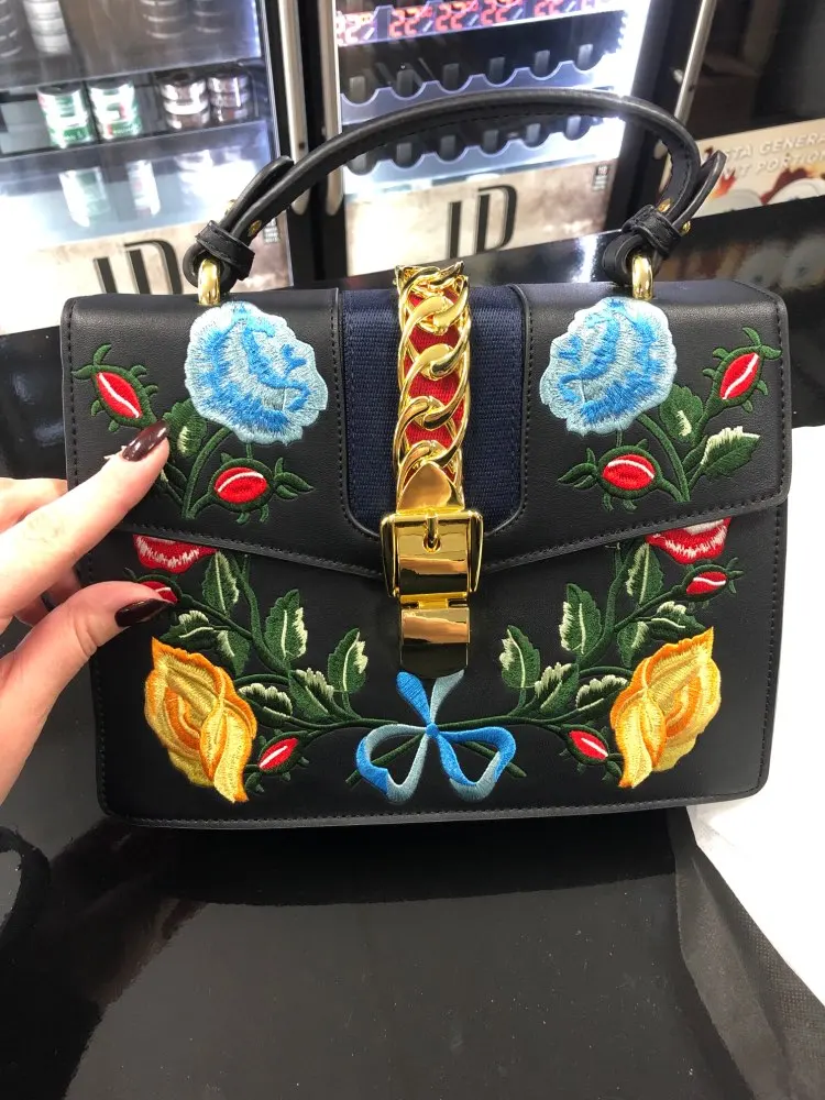 Женская сумка конверт из ПУ кожи с цветочным принтом|Сумки ручками| |