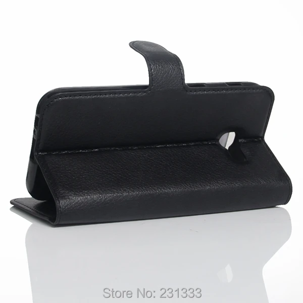 Litchi Wallet Flip Leather Pouch Case For Iphone X Samsung Galaxy J3 Emerge Prime A3 A5 2017 LG LV5 Stand Card TPU Cover 50pcs | Мобильные