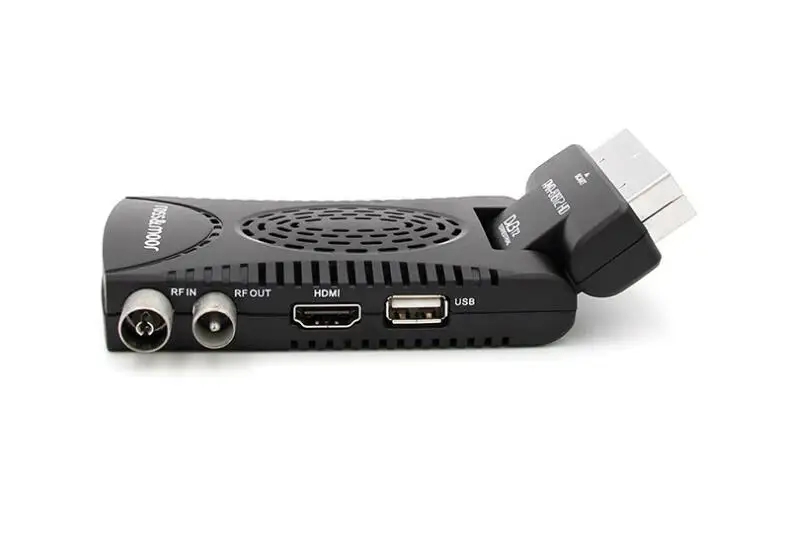 Мини scart самый маленький мини HD DVB-T2 ТВ приемник совместим с DVB-T/MPEG-4/H.264 dvb t2 тюнер hdmi+ scart выход