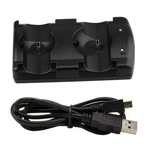 Зарядная док станция с двумя USB портами для контроллеров Sony PS3 джойстик зарядная