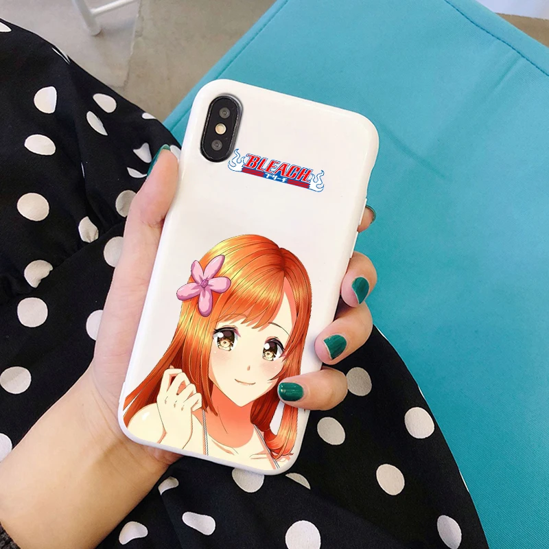 Bleach Kurosaki Ichigo аниме мягкий силиконовый карамельный цвет чехол для телефона для iPhone X XR XS MAX 6 7 8 plus 6s TPU