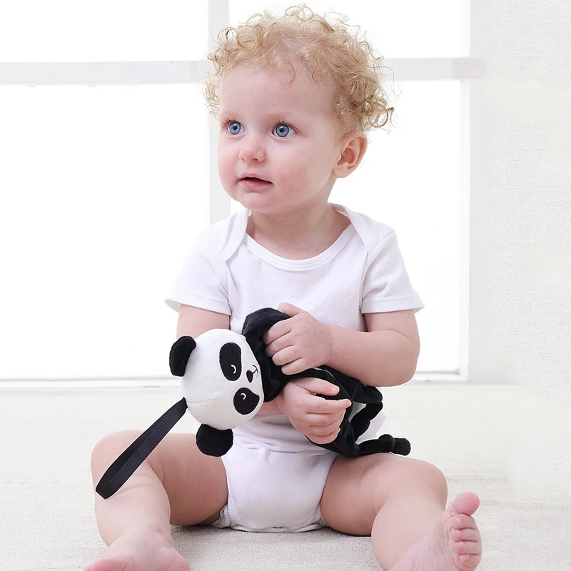 Popular Babies Plush Soothing Comfort Towel Cute Cartoon Animals Shape Panda Care Blanket Baby Security Toys | Мать и ребенок