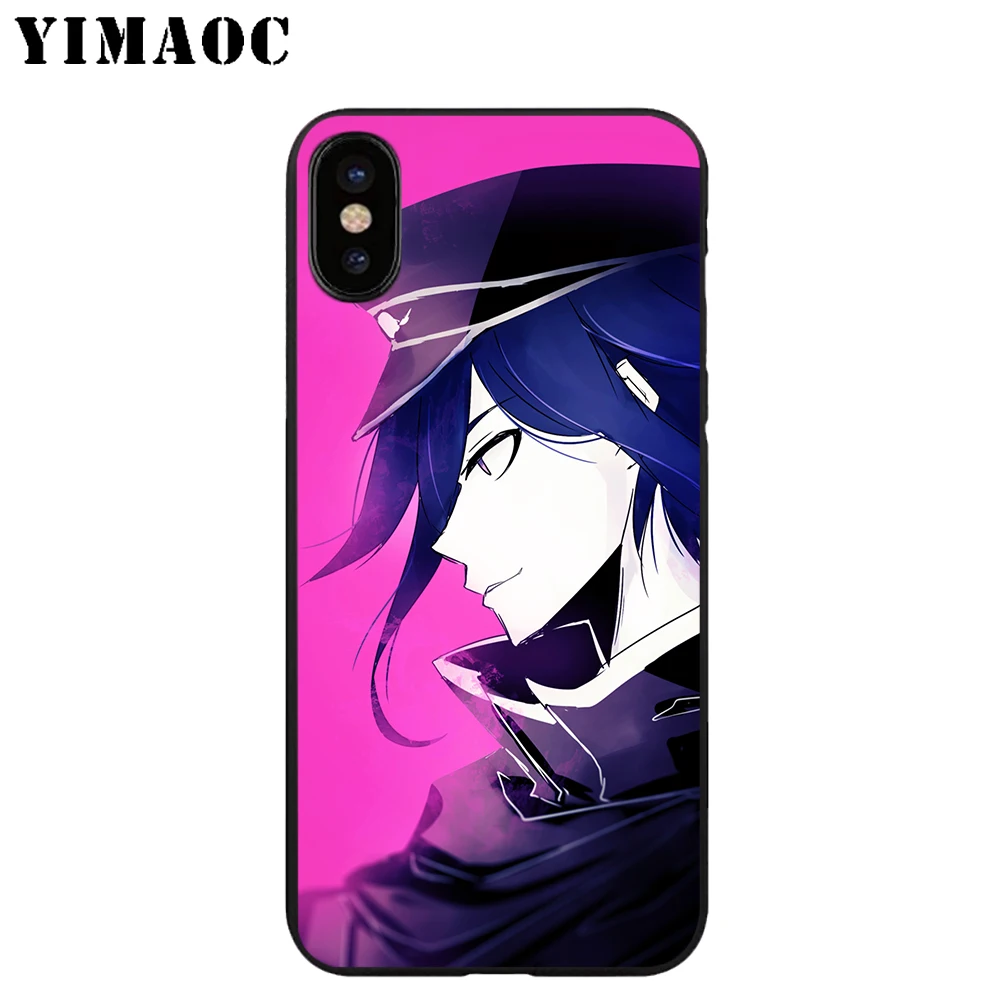 Чехол для телефона YIMAOC Kokichi Ouma Girl мягкий черный силиконовый чехол из ТПУ iPhone X или