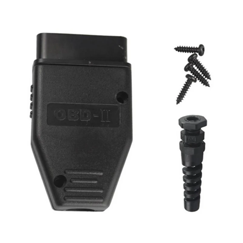 Бесплатная доставка 50 шт./лот 16 pin obd разъем obd2 адаптер eobd2 obdii J1962 заглушка с
