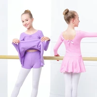 cotton ballet leotards for girls toddler dance wear clothes cute separated ballet shorts dance dress