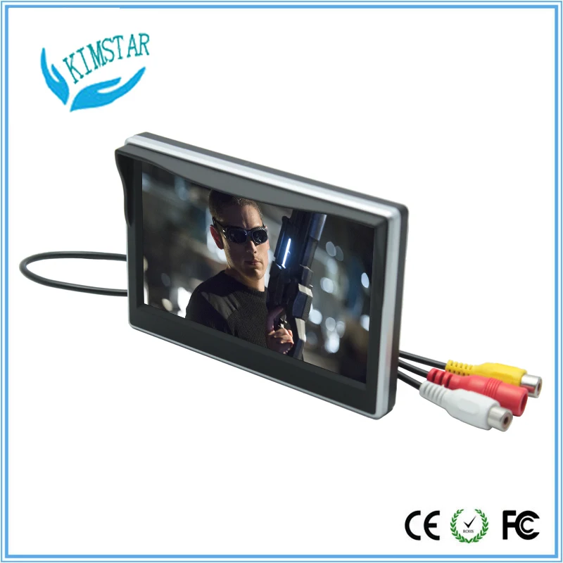 5 дюймов TFT цветной ЖК экран Датчик парковки видео монитор автомобильный
