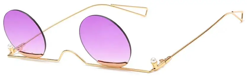 C3 gold purple Унисекс, винтажные,, забавные круглые розовые солнцезащитные очки, готический стиль, женские оттенки, Ретро стиль, роскошный бренд, зеркальные солнцезащитные очки для женщин, Oculos - Цвет линз: C3 gold purple