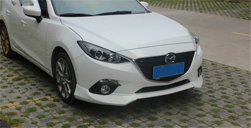 Использовать для Mazda m3 бампер губы год Мазда 3 PP пластиковый комплект кузова бампер губы спойлер Спорт