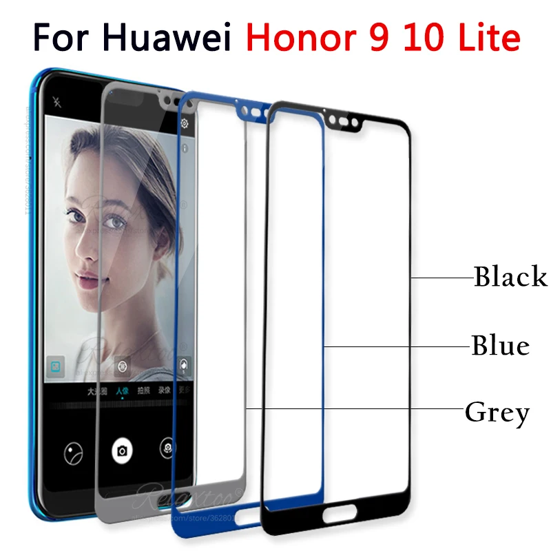 Полное покрытие из закаленного стекла для huawei honor 9 10 lite 9lite Защитное стекло экрана