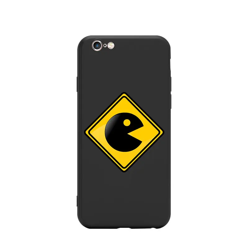 Популярные видеоигры PAC MAN Eaten Points желтая тема TPU телефонные чехлы для iPhone 6 S 7 8 XR X