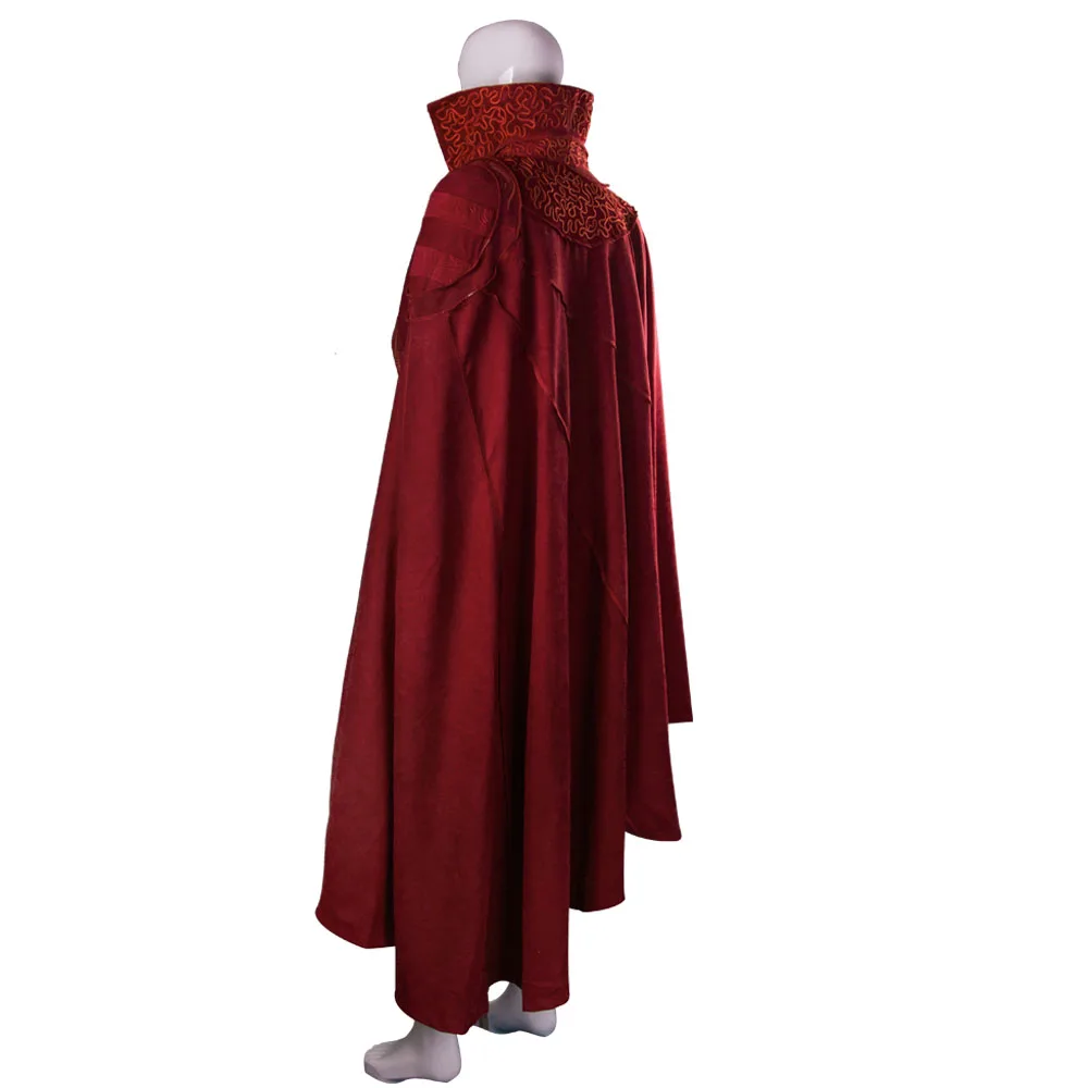 Костюм Доктора странного из фильма 2016 косплей Стив красный плащ костюм халат на