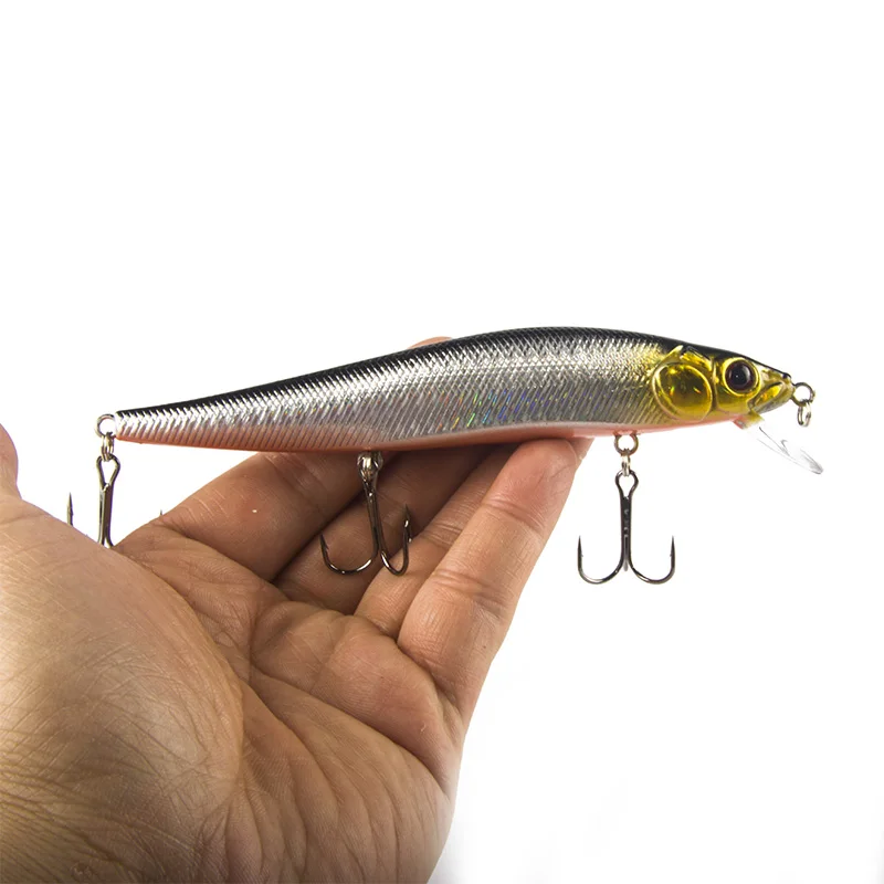 SEALURER Hot Color 140mm 23g Fishing Lure Float Jerkbait Hard Bait Dive 1.5m Bass Wobblers 3 Hooks Minnow