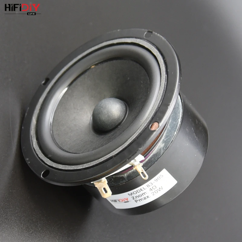 HIFIDIY LIVE Hi Fi 3 &quot3 5 дюйма 90 мм 78 круглый квадратный полночастотный динамик 4 Ом 20 Вт