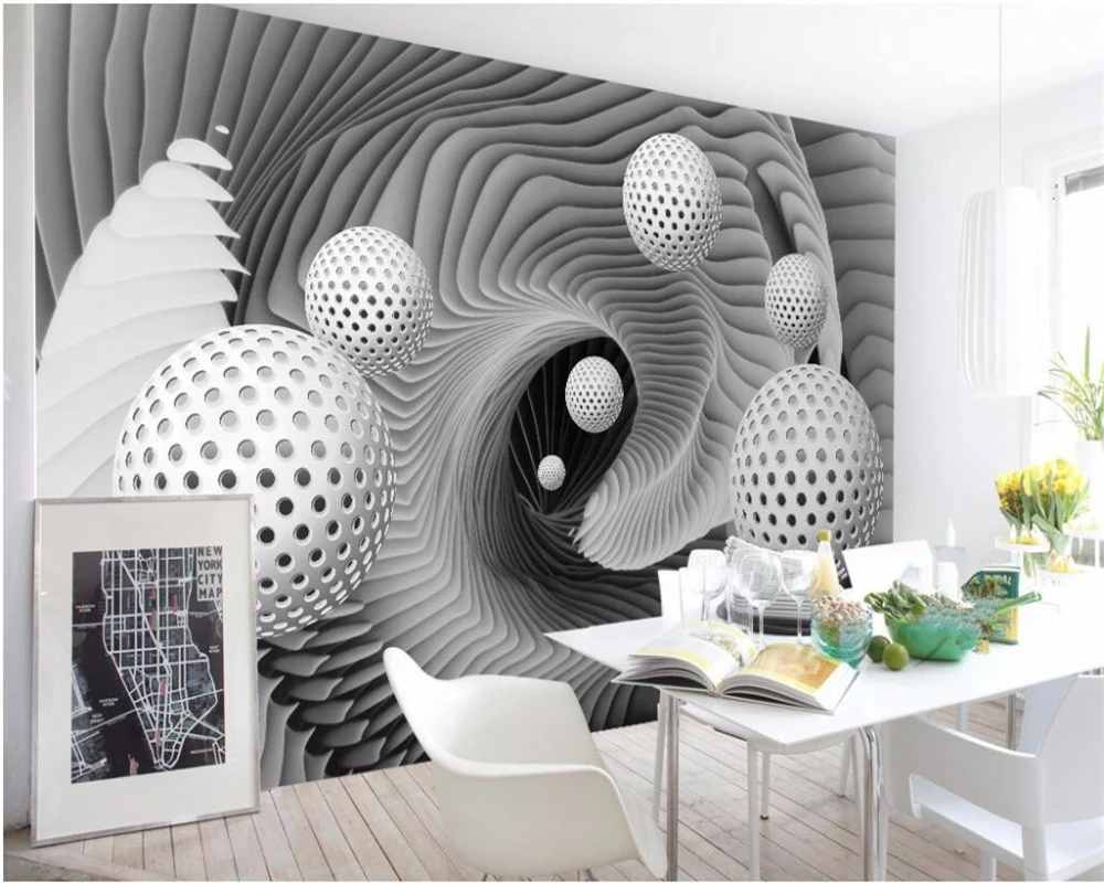 3d обои для фотосъемки по индивидуальному заказу футуристические стерео
