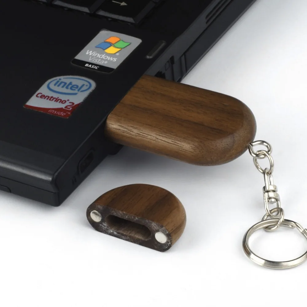 Брелок USB флеш накопитель дерево Флешка 64 ГБ 32 16 8 4 usb 2 0 карта памяти для свадьбы|USB