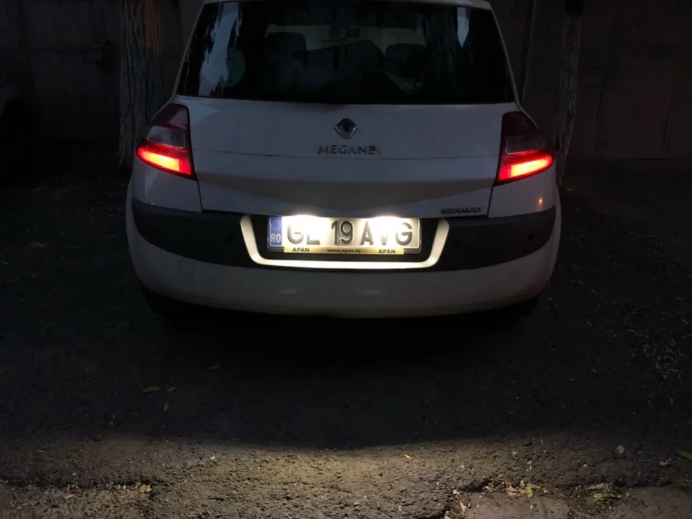 Светодиодный светильник для номерного знака Renault Megane 2 Лагуна Клио 3 Logan Master Twingo Vel