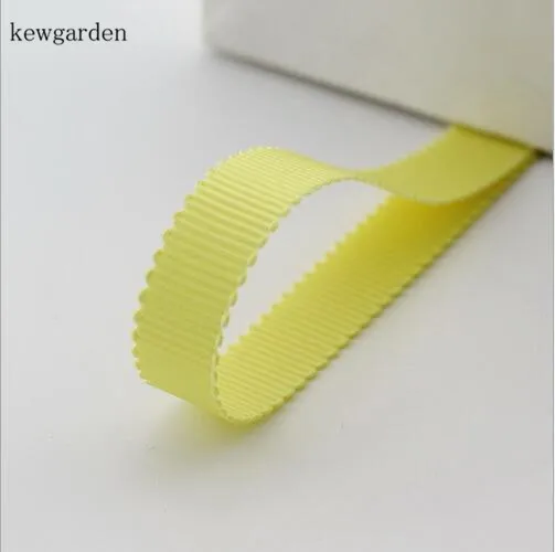 Kewgarden 10 мм 3/" волна корсажная лента для кромки лента вручную изготовленная лента DIY лук аксессуары атласные упаковочные ленты Riband 50 ярдов