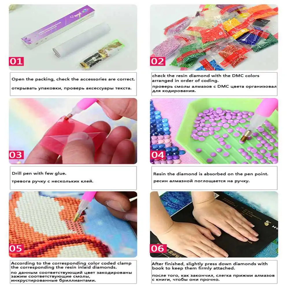 Поделки алмазов картина оранжевый цветочные вышивки крестом Алмазная вышивка