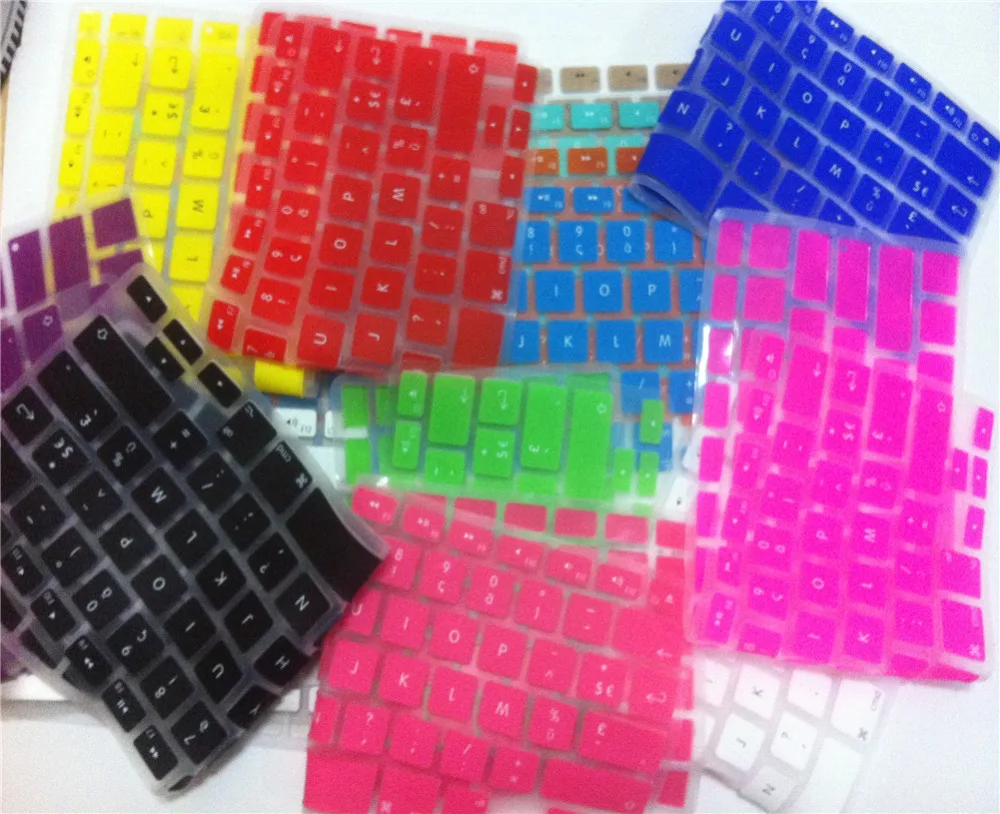 5 шт. силиконовые чехлы для клавиатуры с подсветкой Macbook Air Pro Retina 13 15|keyboard cover skin