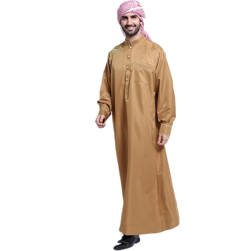 Мусульманская Мода 2020 мужской халат кафтан Мужская одежда аксессуары большие