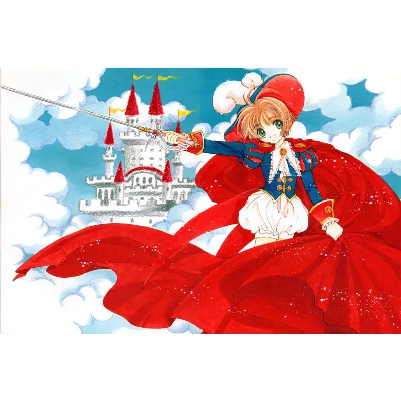 Cardcaptor Sakura Canvas Fabric тканевый плакат Custom Art print Professional Home Wall Decoration|poster custom|canvas printsart