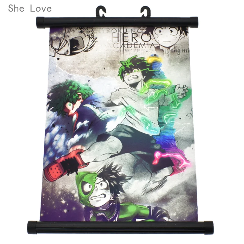 She Love Japan аниме My Hero Academy настенный свиток живопись холст плакат Косплей домашний