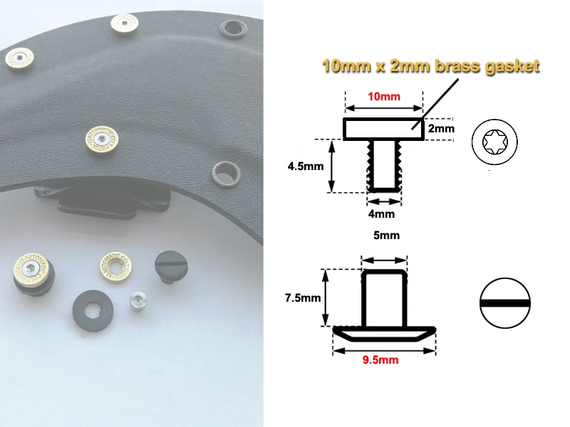 Винт из нержавеющей стали Kydex