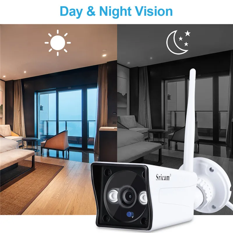 Sricam SP023 ip камера 1080P HD беспроводная Wifi видеонаблюдения наружная