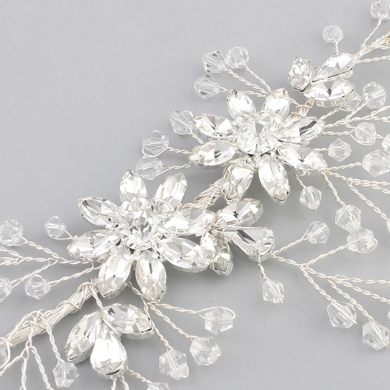 2017 Новый роскошный цветок со стразами eidolon Свадебный уникальный красивый ручной