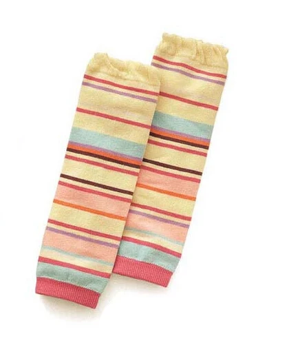 Детский наколенник Детские носки гетры наколенники протектор Радуга Полосатый