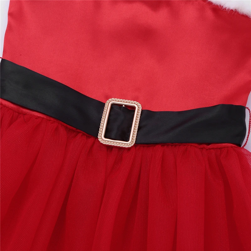 Рождественское платье-пачка для маленьких девочек 2018 новогодний праздничный