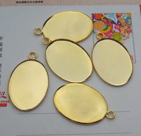 Пустый кабошон искусственная овальная зубчатая рамка с петлей аксессуары для