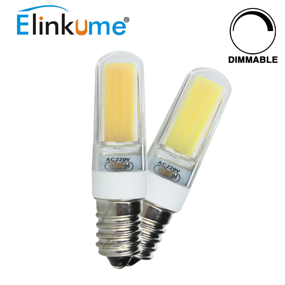 Elinkume E14 Светодиодный светильник 3 Вт мини лампа 1 шт. 2609SMD Ampoule светодиодный AC220V