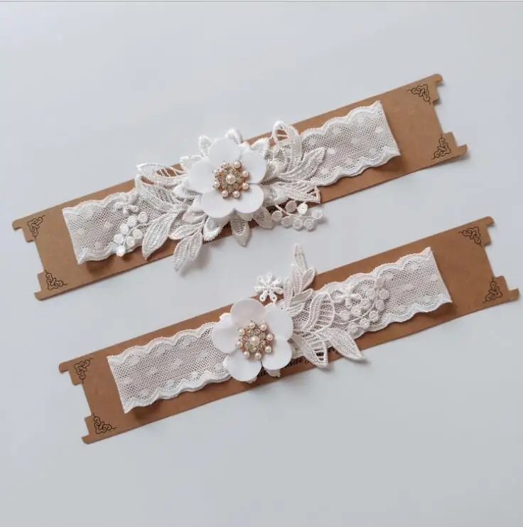 2018New Европейская и американская Подвязка невесты ручная работа кружевные