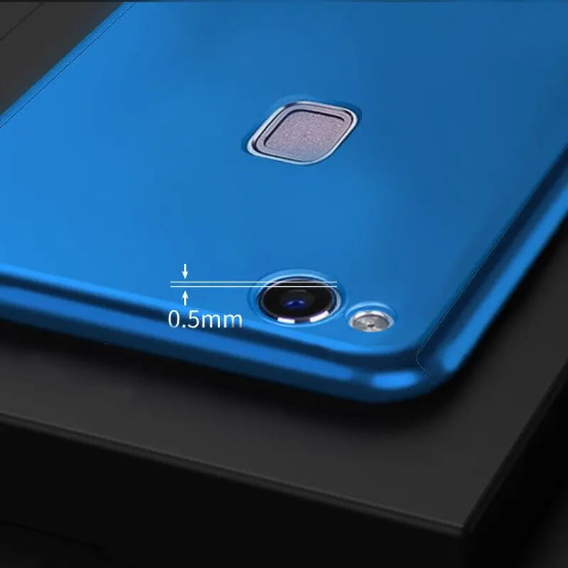 360 Protective Cases For Huawei Enjoy 7S P Smart Full cover Hard pc case for 7 8 Plus Shockproof phone shell Bag |