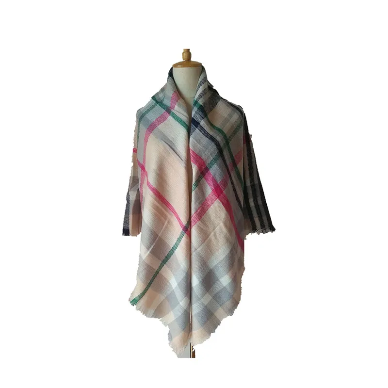 Зимний шарф za высокого качества унисекс акриловые базовые шали женские шарфы