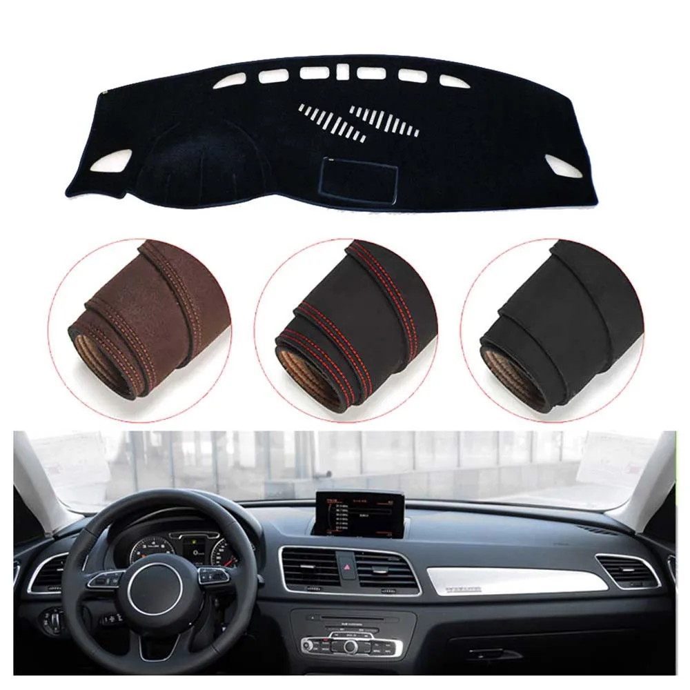 

Console Dashboard Suede Mat Protector Sunshield Cover Fit For Audi Q3 2011-2016