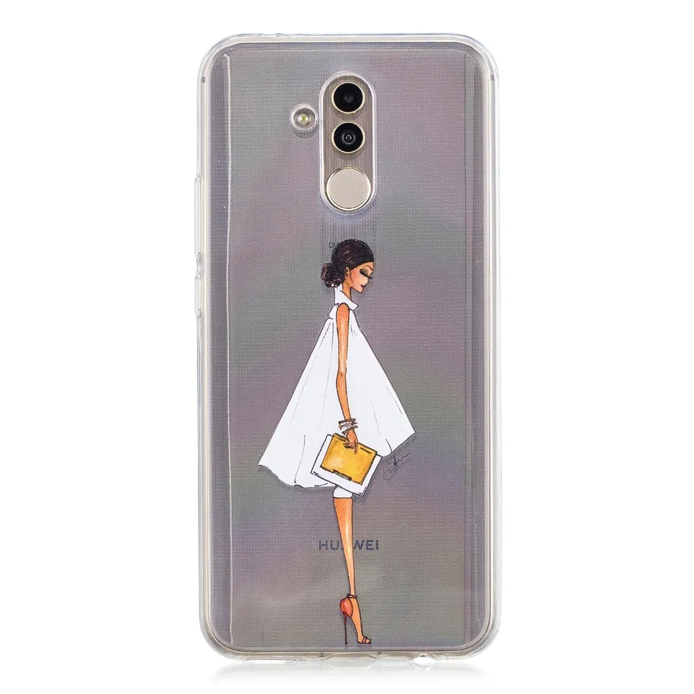 2019 Новый крутой дизайн Мягкий Силиконовый ТПУ чехол задняя крышка для huawei P Smart 2018