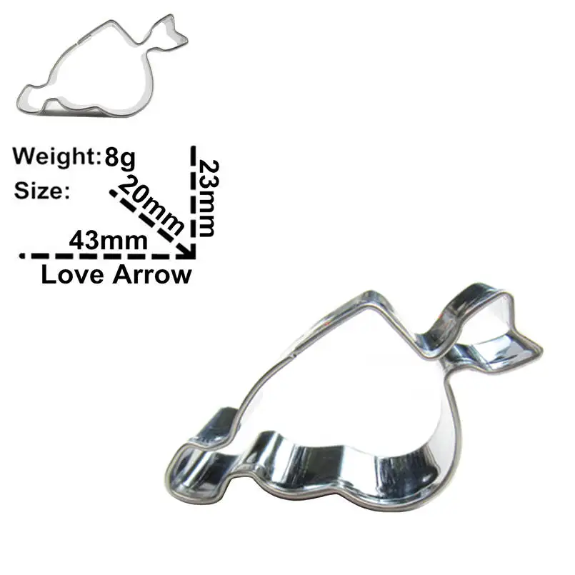 Любовь ваши маленькие стрелы Формы Торт украшения помадки резаки инструменты