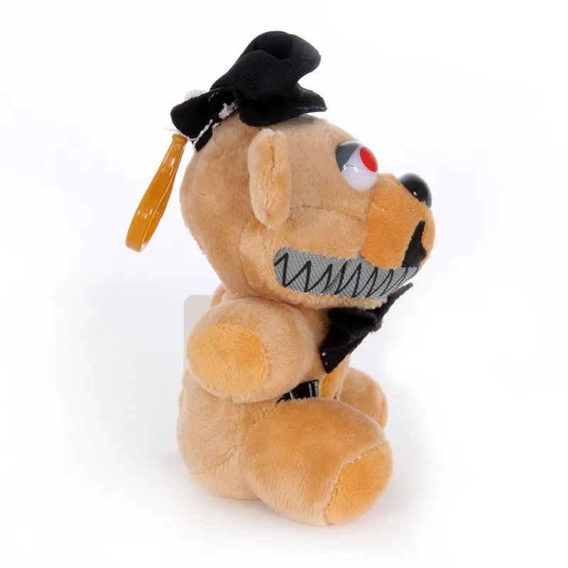 15 см полный размер мягкая плюшевая кукла на пять ночей с Фредди 4 FNAF детская игрушка Фокси медведь Фредди Бонни и Чика брелок плюшевая подвеска