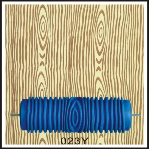 [Вид под дерево] 5 ''жидкие обои цветок дерево тисненый валик для краски без